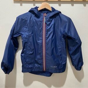 L.L. Bean Hooded Full Zip Windbreaker/Raincoat Size 6X-7